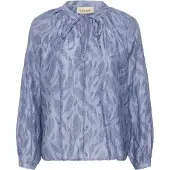 Cream Chemisier bleu nuit / gris