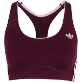 Adidas Soutien-gorge bordeaux / blanc naturel