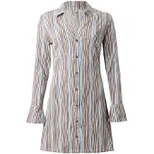 Roxy Robe-chemise 'Remember The Time' bleu / chocolat / rose / blanc