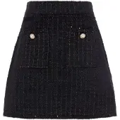 Faina Jupe or / noir