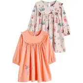 Next Chemise de nuit 'Mouse' beige / orange / rose