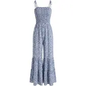 Faina Combinaison bleu-gris / blanc