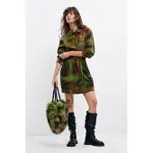 Desigual Robe 'M. C. Lacroix' vert / mélange de couleurs