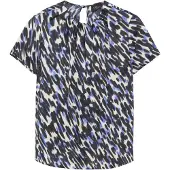 s.Oliver Chemisier beige clair / marine / bleu roi / noir