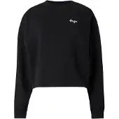 HUGO Sweat-shirt 'Damaswee' noir / blanc
