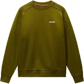 Napapijri Sweat-shirt 'TEZA' olive / blanc