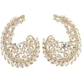 Avant Garde Boucles d'oreilles 'Denisaka' or