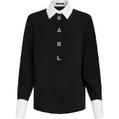 Karl Lagerfeld Chemisier noir / blanc