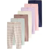 Next Leggings crème / bleu marine / brocart / menthe / lilas / rose