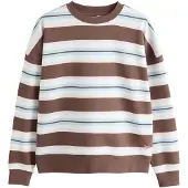 Next Sweat-shirt bleu pastel / marron / rose pastel / blanc