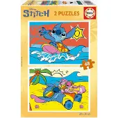 Disney Puzzle Stitch / 2 x 48 pièces / 28 x 20 cm