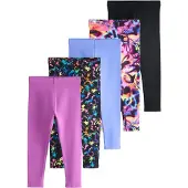 Next Leggings bleu / violet / mélange de couleurs / noir