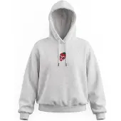 Volcom Sweat-shirt 'EYESON PO' gris / rouge