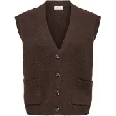 JDY Cardigan 'JDYSUPER' brun foncé