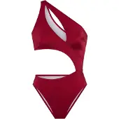 LASCANA Maillot de bain rouge foncé