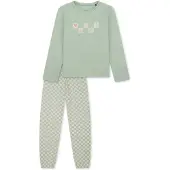 Schiesser Pyjama ' Nightwear ' menthe / vert pastel
