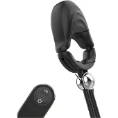 Sex HD - anneau pénien vibrant réglable avec télécommande (noir)