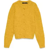 Vero Moda Cardigan 'VMNOVAH' jaune d'or