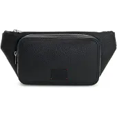 HUGO Sac ceinture en similicuir avec patch logo gravé