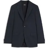 BOSS Blazer Slim en laine vierge italienne à motif