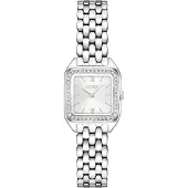 BOSS Mae Petite montre en acier inoxydable avec lunette sertie de cristaux