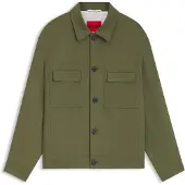 HUGO Veste de costume Slim en twill infroissable