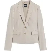 BOSS Veste Slim en flanelle chinée