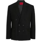 HUGO Blazer Modern en twill stretch performant