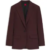 HUGO Blazer Modern avec revers en pointe