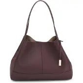 BOSS Cabas en cuir grainé avec pochette détachable