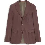 BOSS Blazer Regular en laine vierge et soie