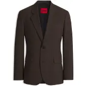 HUGO Veste de costume Modern en twill stretch performant