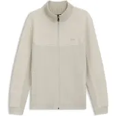 BOSS Veste hybride zippée en tissu stretch