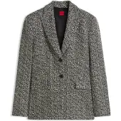 HUGO Blazer Regular à motif chevrons
