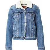 Levi's Veste mi-saison 'Original Sherpa Trucker' bleu denim