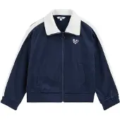 We fashion Cardigan bleu foncé / blanc