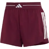 Adidas Pantalon de sport 'Hyperglam' bordeaux / blanc
