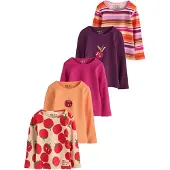 Next T-Shirt écru / violet foncé / abricot / rose foncé / violet rouge