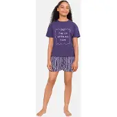 Lipsy Pyjama lilas / bleu violet