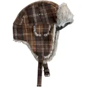 Next Bonnet marron / brun foncé / blanc