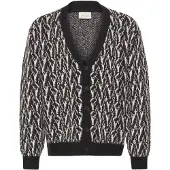Solid !Solid Vestes en maille 'SDVarian' rouge foncé / noir / blanc