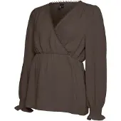 Vero moda Maternity Chemisier 'VMMalva' chocolat