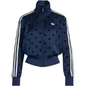Adidas Veste de survêtement bleu foncé / noir / blanc