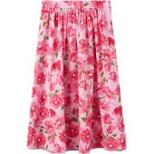 Mango Jupe 'CASTLE' jaune clair / vert / rose / rouge