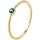 Dear Me Bague 'Emerald Touch' or