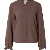 Pieces Chemisier 'PCTIFFANY' marron