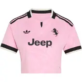Adidas T-shirt fonctionnel 'Juventus Turis 26-27' rose / noir / blanc
