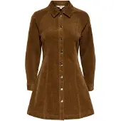 ONLY Robe-chemise 'ONLZEVA' caramel