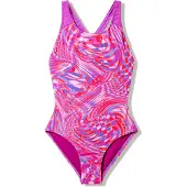 Speedo Maillot de bain une pièce - Splashback - Neon Jelly - - 7-8 ans (122-128) - Maillot de Bain
