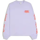 Bershka T-Shirt violet clair / orange foncé